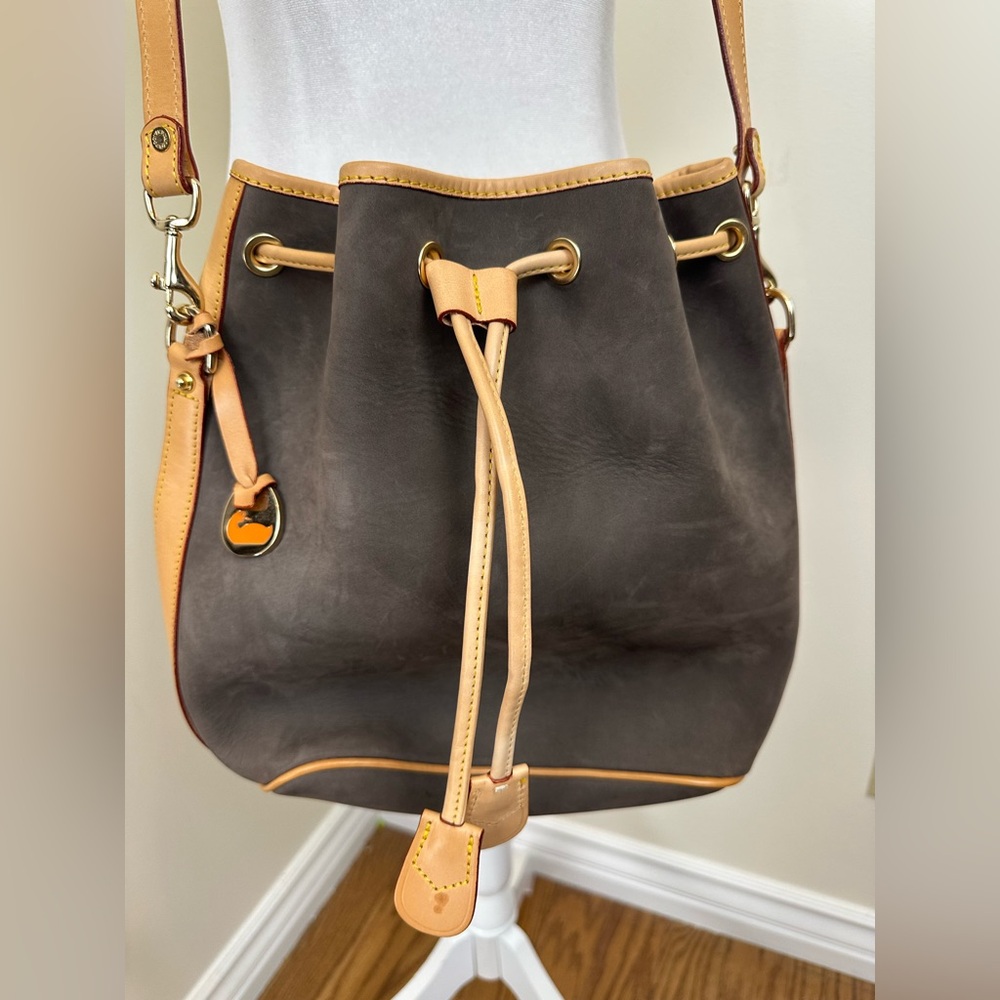 Dooney & Bourke Suede Drawstring Crossbody